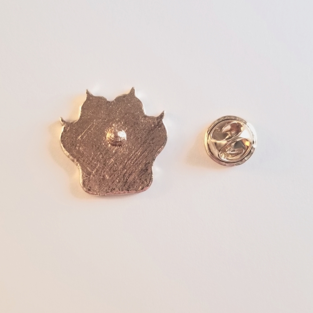 Paw Print Enamel Pin - Picture 3 of 4